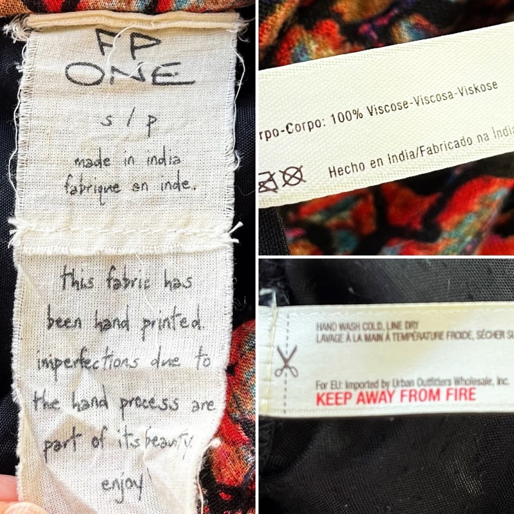 BOGO! Free People One Java Cascade Mini Red Dress - image 13